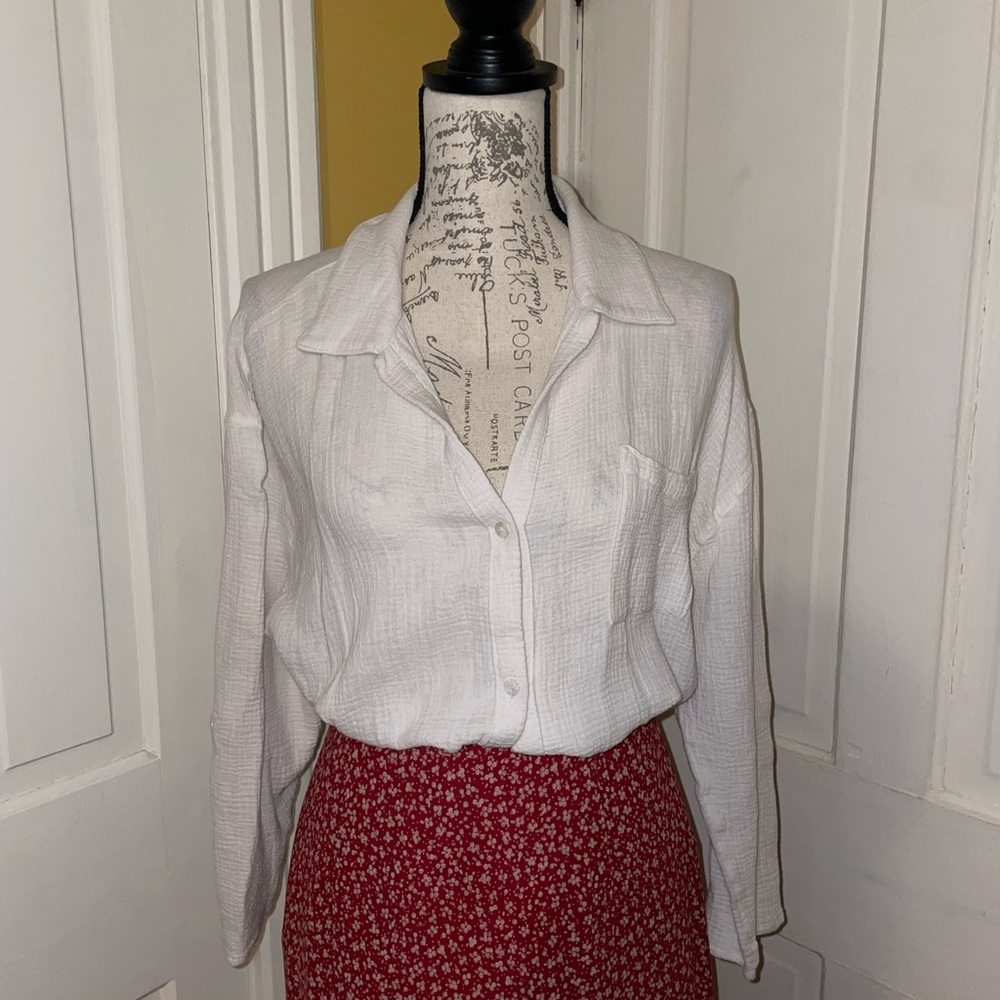 Kona Sol White Button Down